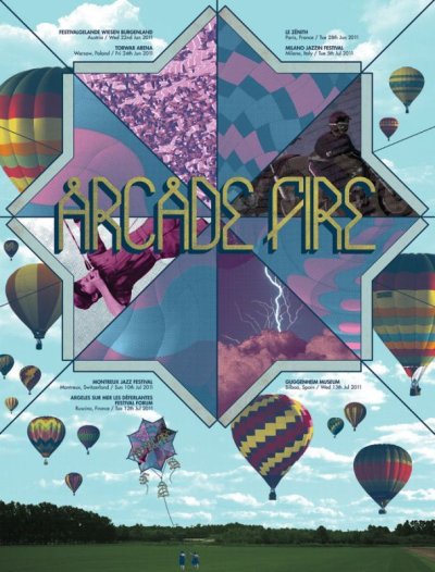画像1: Arcade Fire : Europe Summer Tour 2011