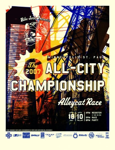 画像1: ALL-CITY CHAMPIONSHIP ALLEYCAT RACE