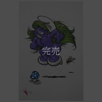 SMURVES - Cupcake (Hand-painted & drew edition)