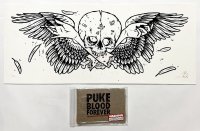 Set of Puke Blood Prints Zine & Print Set