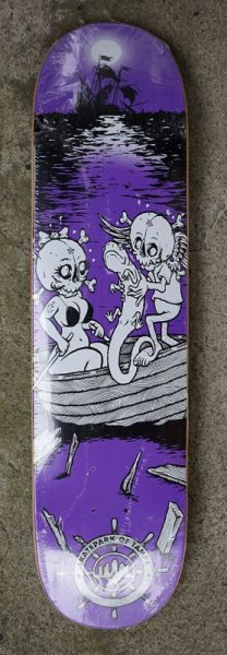 画像1: SKATE PARK OF TAMPA - Castaway deck (Purple edition) (1)