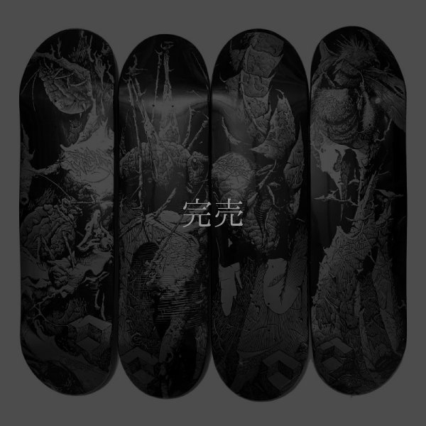 画像1: Consolidated Skateboards - Black Concave Series Set (オリジナル) (1)